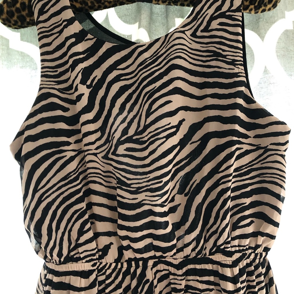 Beautiful zebra print dress